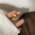 French Elegant Exquisite Small Twist Earrings - Viexta