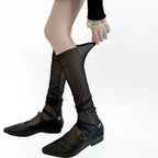 Lightweight, Slimming Mesh Socks For Women