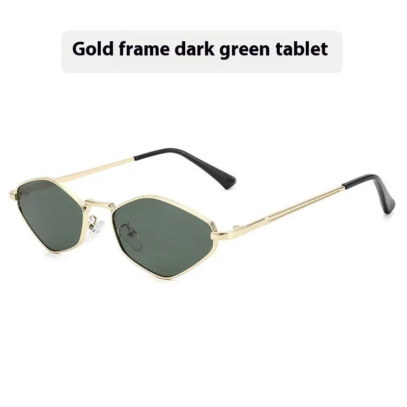 Cat Eye Metal Sunglasses - Viexta