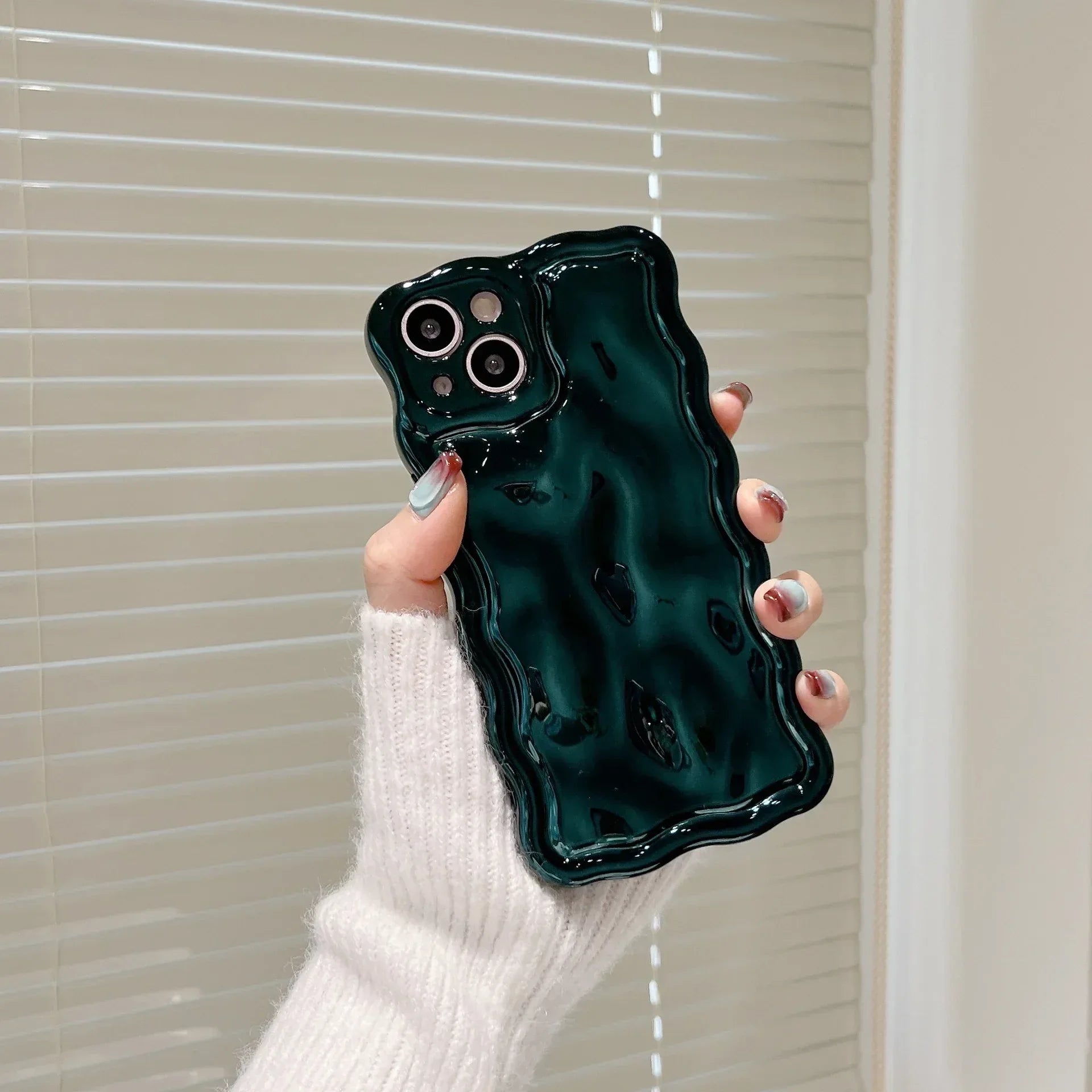 Niche Wind Wave Shell iPhone case - Viexta