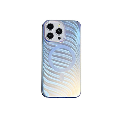 Laser Gradient Drop-resistant Frosted Magnetic iPhone Case