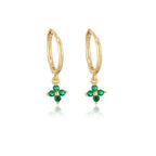 flower-rhinestone-earrings - Viexta