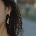 Snake-shaped Exaggerated Eardrops - Viexta