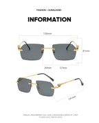 Frameless Trimming Head Sunglasses - Viexta