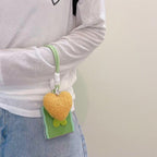 Small Heart Plush Lanyard Samsung Case - Viexta
