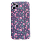 White Fragmented Flower iPhone Case - Viexta