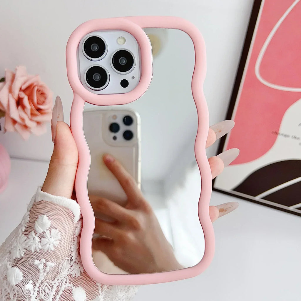 Silicone Niche Cloud Wave iPhone Case - Viexta