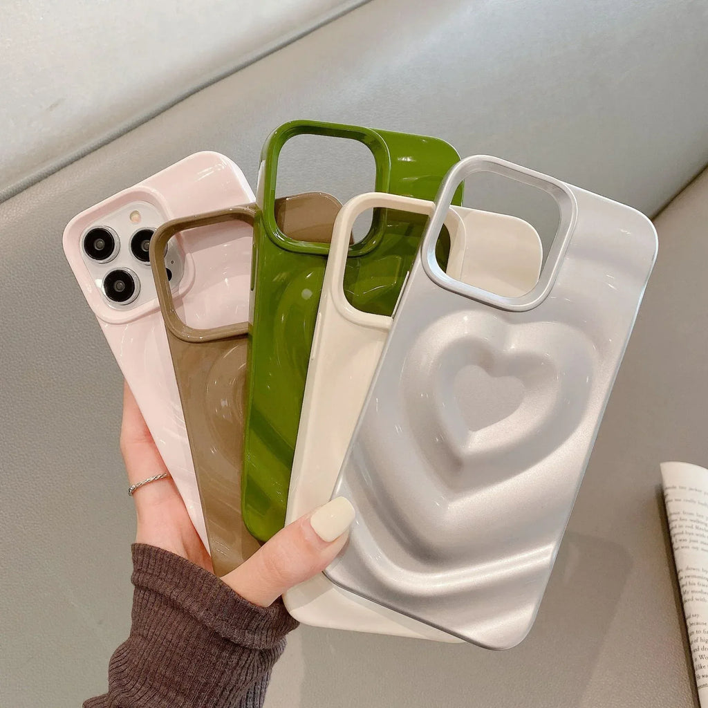 Love Wave Pleated iPhone Cover - Viexta