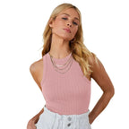 Casual Thread Fitted Top - Viexta