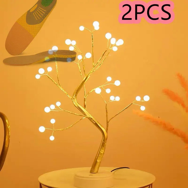 Led Copper Wire Tree Light - Viexta