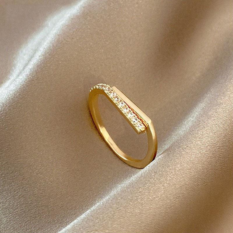 Double Layer Zircon Ring - Viexta