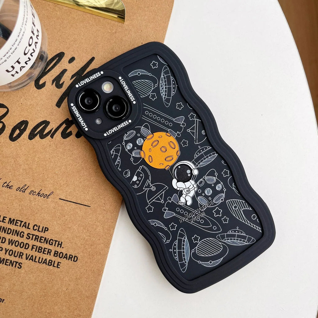 Wave Pattern Printing iPhone Case - Viexta