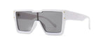 Oversized One Lens Square Sunglasses - Viexta