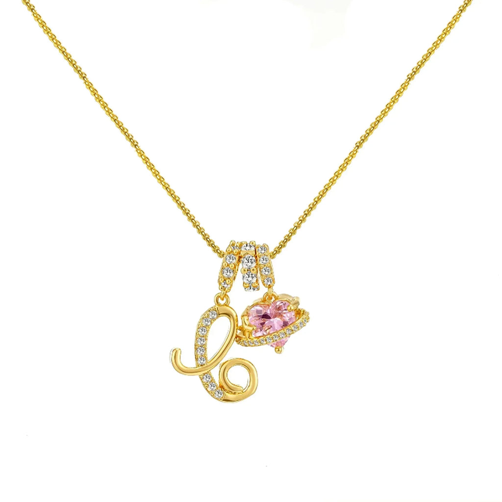 Dopamine 26 English Letter Necklace - Viexta