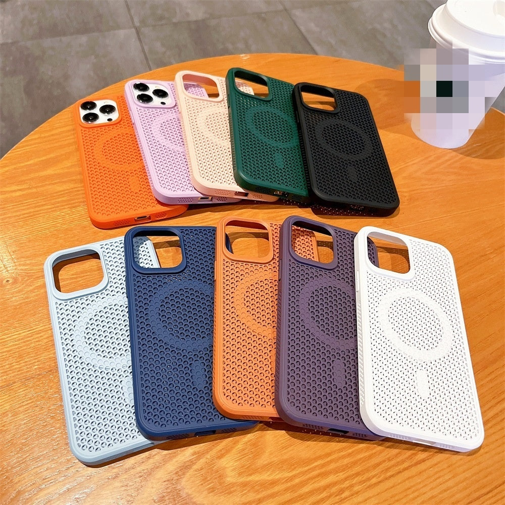 Honeycomb Mesh Magnetic iPhone Case