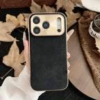 Electroplated Metal Fine Hole Lens iPhone Case