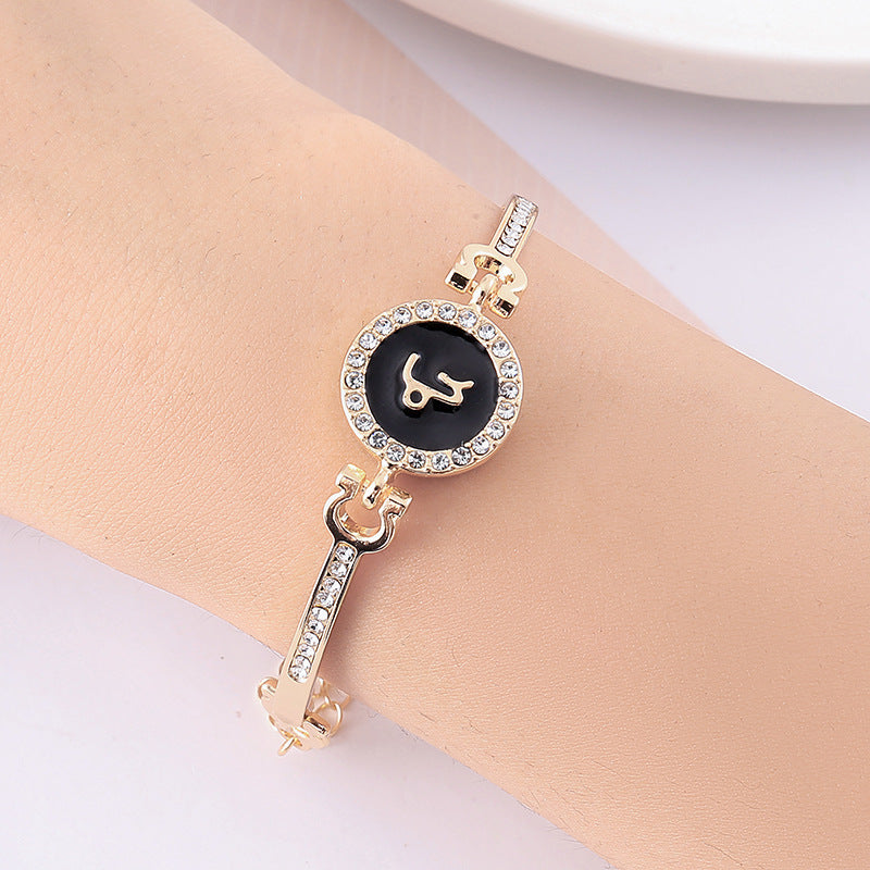 Stainless Steel 12 Constellation Bracelet