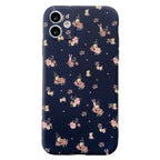 White Fragmented Flower iPhone Case - Viexta