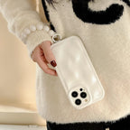 Pearlescent White Chain iPhone Case - Viexta