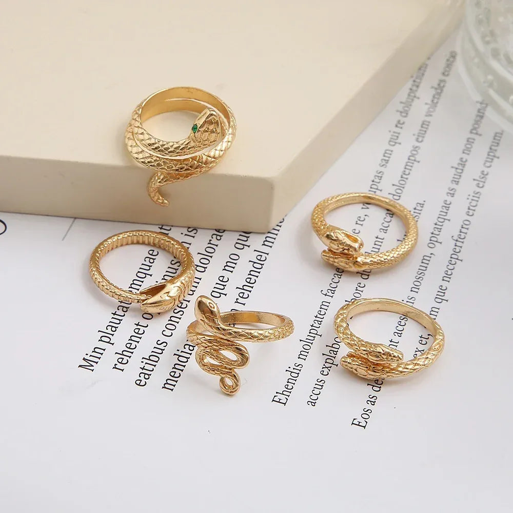 Snake Ring Suit 5-piece - Viexta