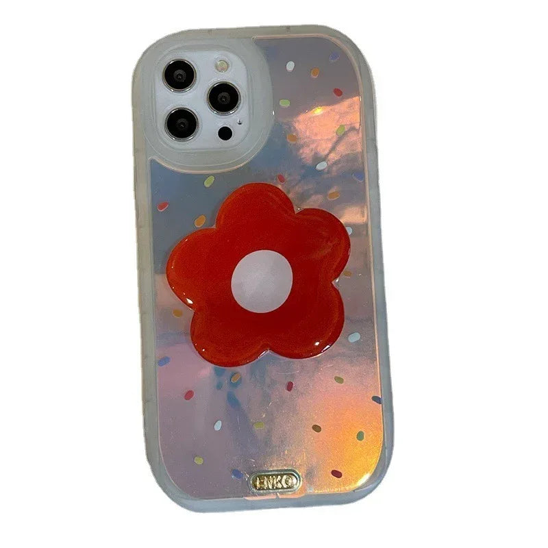 Flower Anti-fall Soft Shell iPhone Case - Viexta