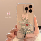 Bow-tie Christmas Tree iPhone Case