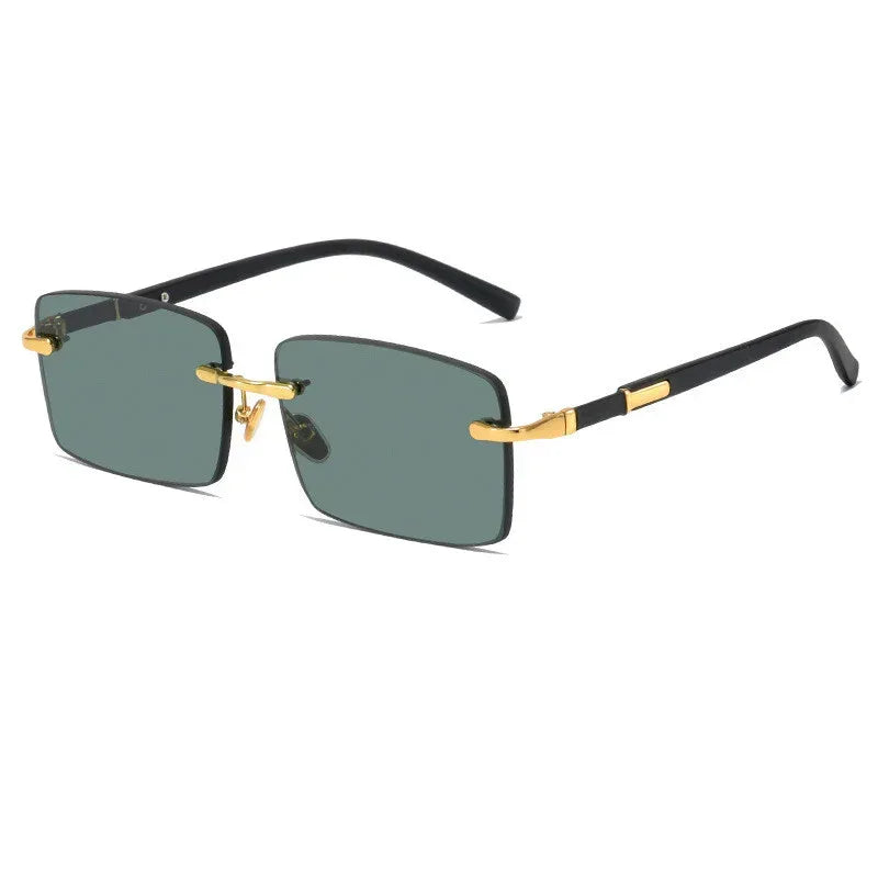 Rimless Crystal Sunglasses For Men And Women - Viexta