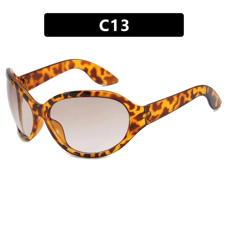 Large Rim Exaggerated Internet-famous Sunglasses - Viexta