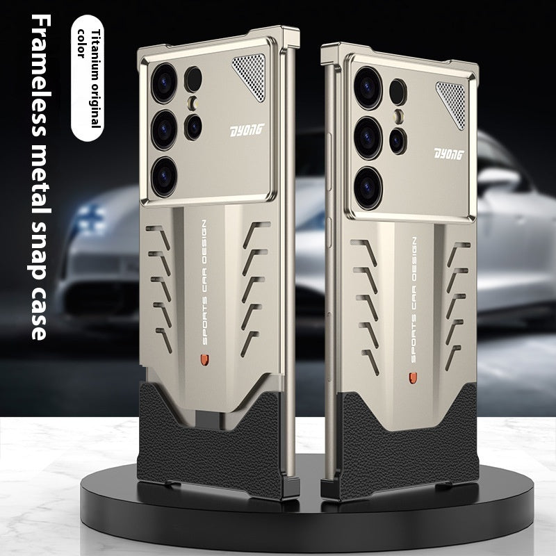 Automatic Fastener Aluminum Alloy Samsung Phone Case