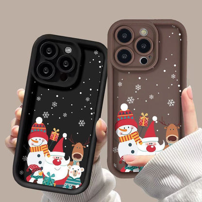 Cute Santa Claus iPhone Frosted Case