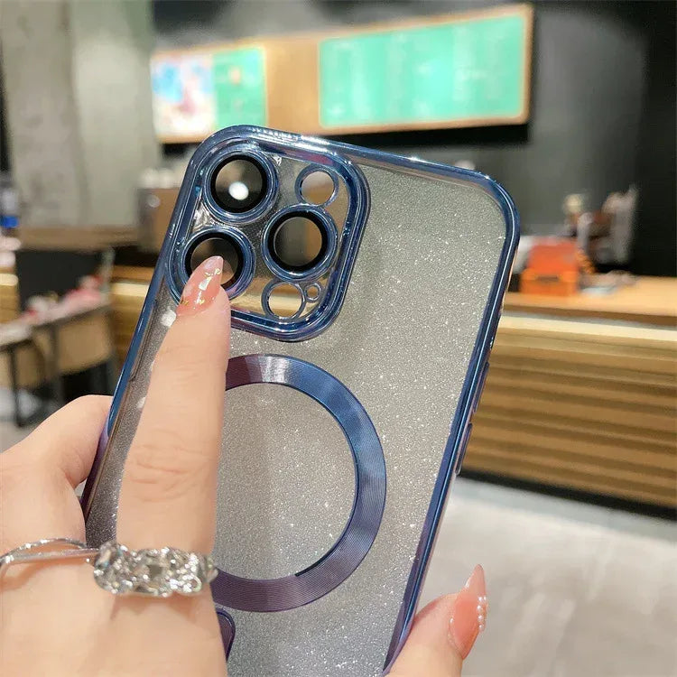 Magnetic Electroplating Soft Shell iPhone Case - Viexta