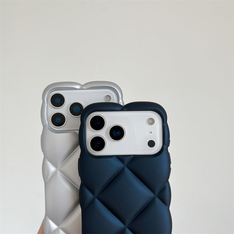 Leather Diamond Patterned Drop-proof iPhone Case
