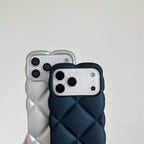 Leather Diamond Patterned Drop-proof iPhone Case