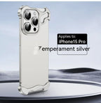 Metal Corner Pad Anti-fall Frameless Anti-fall Protective Cover for iPhone case - Viexta