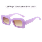 Retro Square Small-Frame Cross-Border Personalized Sunglasses