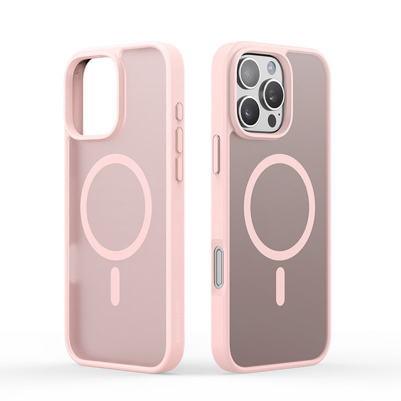 Magnetic Sense Full Cover Transparent iPhone Case