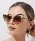 Women's square-frame Sunglasses - Viexta