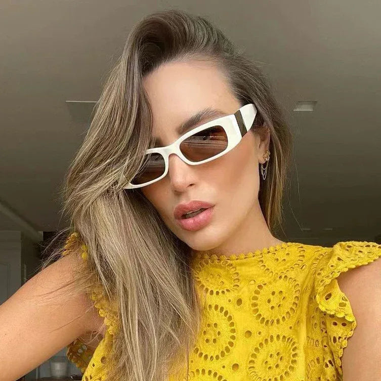 Fashion Small Frame Square Sunglasses - Viexta