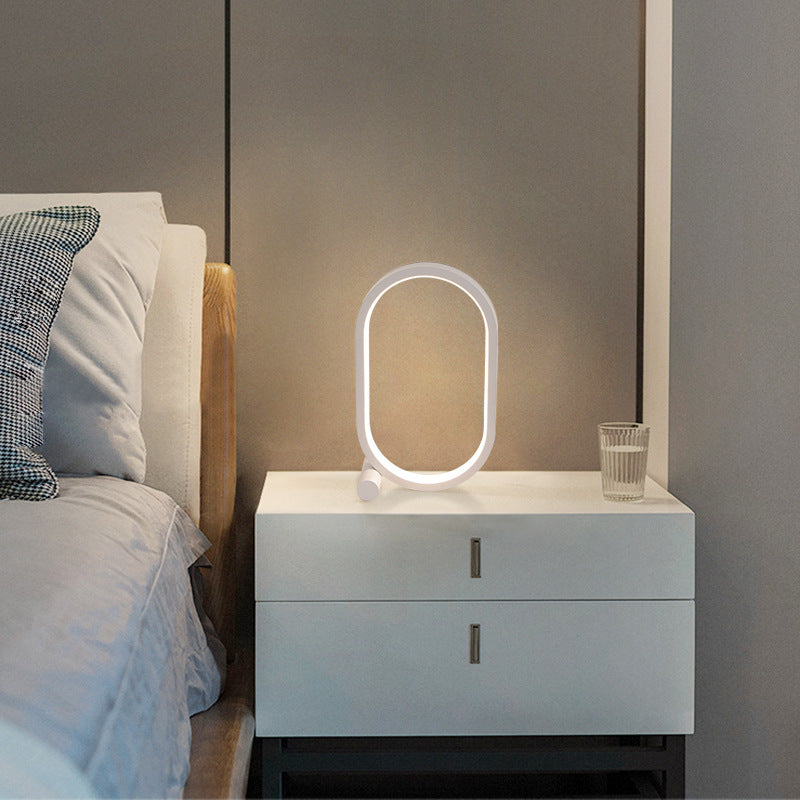 Oval Acrylic Touch Lamp