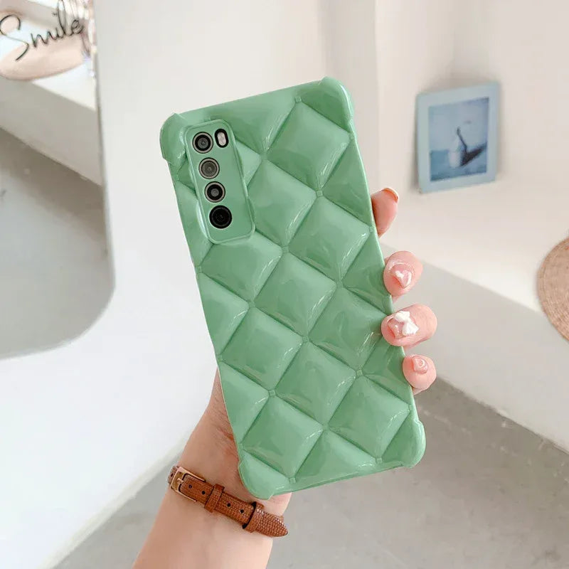 silicone-diamond-cell-huawei-phone-case - Viexta