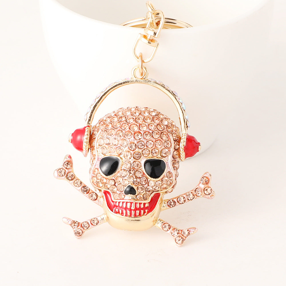 Versatile Skeleton Car Keychain Pendant
