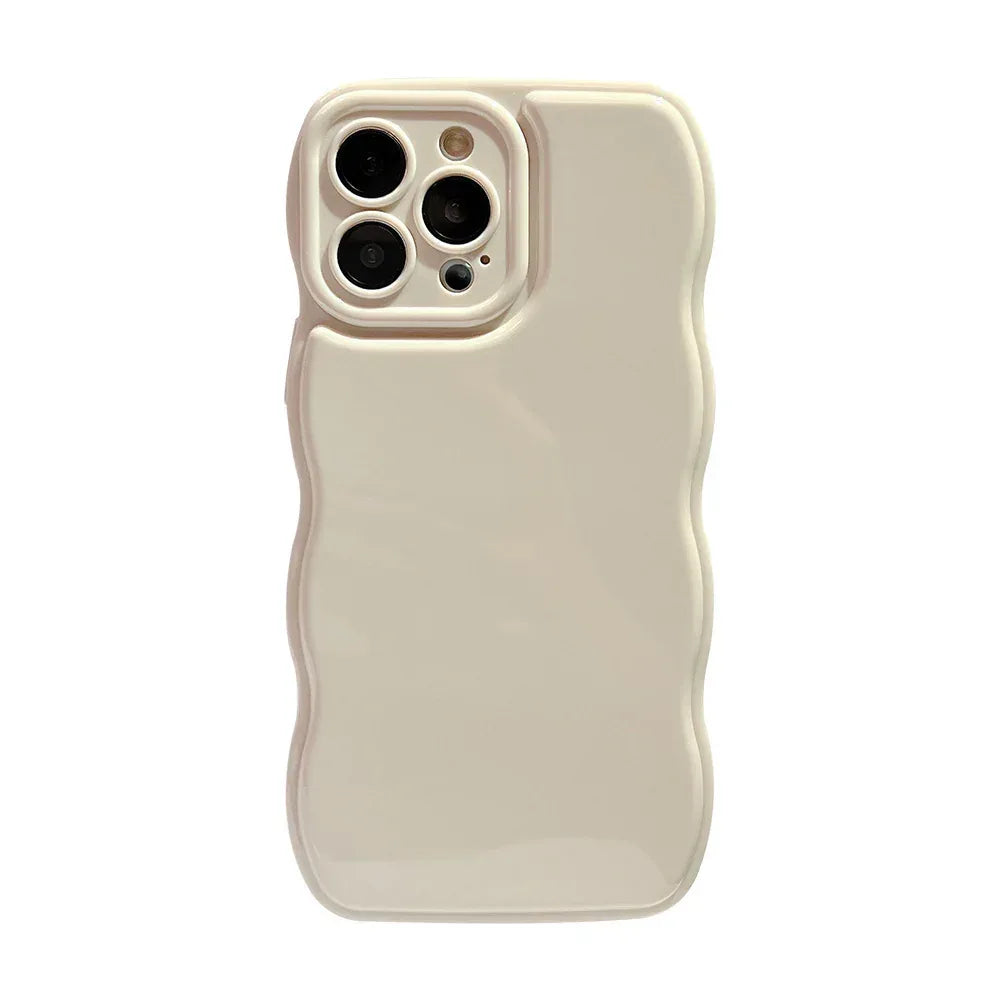 solid-color-air-cushion-silicone-iphone-case - Viexta