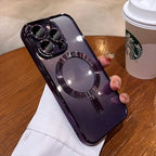 Magnetic Transparent iPhone case With Lens Protector - Viexta