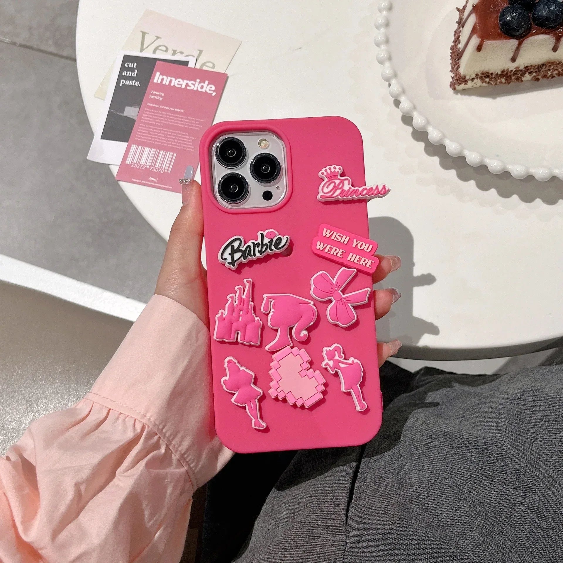 Shell DIY Love Heart Bow Tie iPhone Case - Viexta