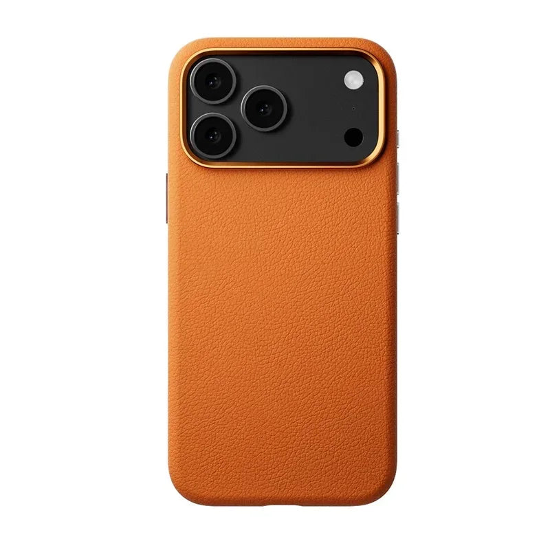 Sleek Leather Magnetic iPhone Case - Viexta