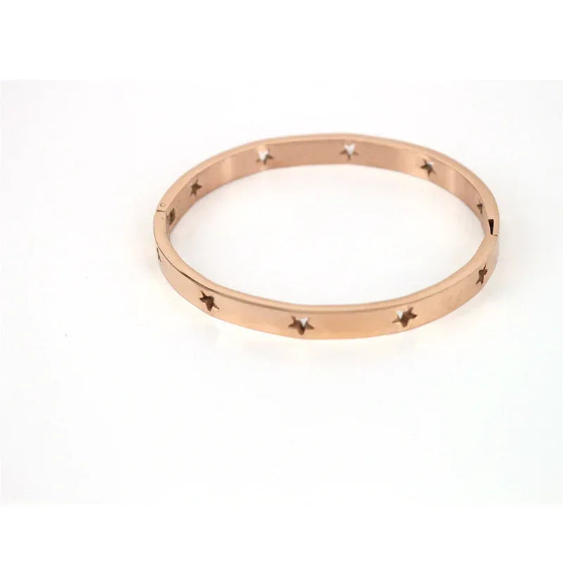 Stainless Steel Hollow XINGX Bracelet - Viexta
