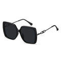 Large Framed Metal Polarized Sunglasses - Viexta