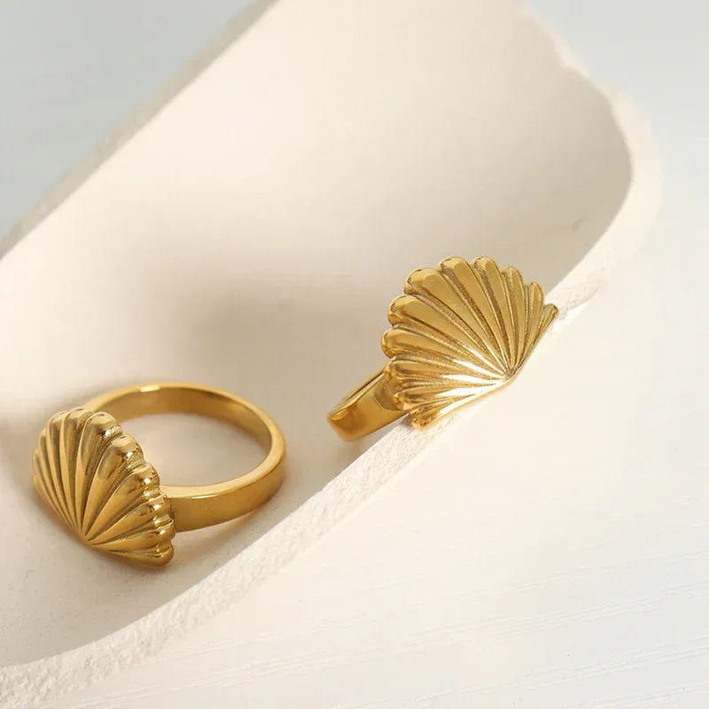 ocean-shell-scallop-ring - Viexta