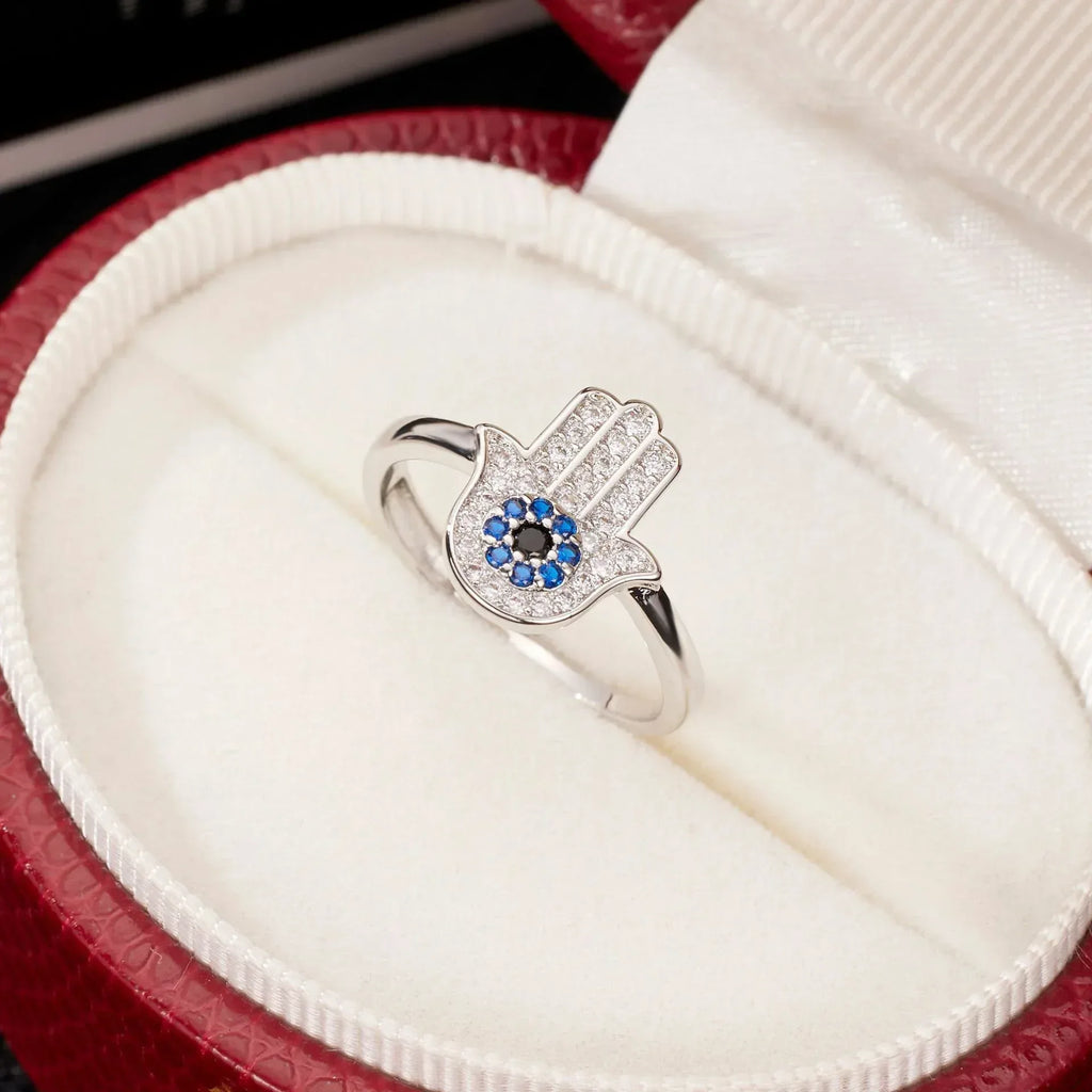 Micro-inlaid Open Ring - Viexta