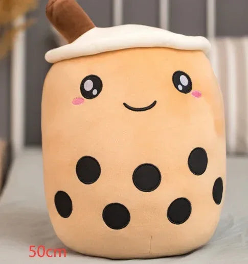 Fruit Drink Plush Stuffed Strawberry Boba Tea Cup Toy - Viexta